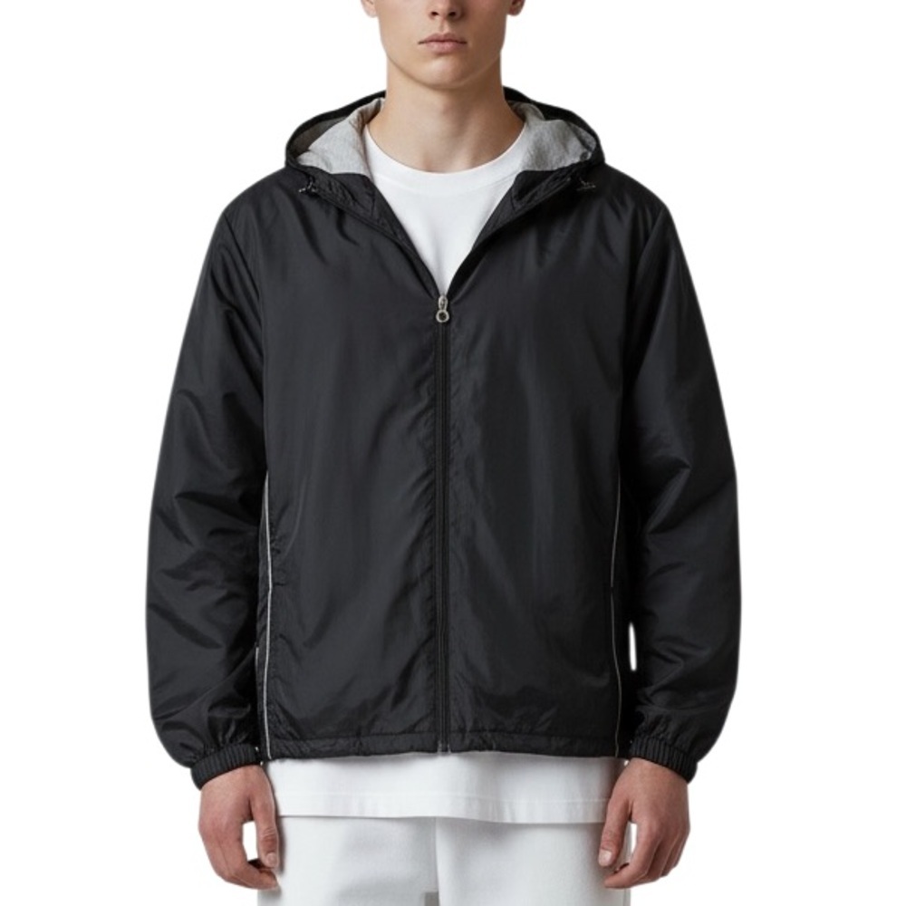 Lauren Jeans Co. Ralph Lauren Hooded Jacket Black